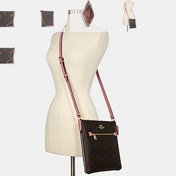 COACH Rowan File Bag In Signature Canvas - Picture 9 of 11